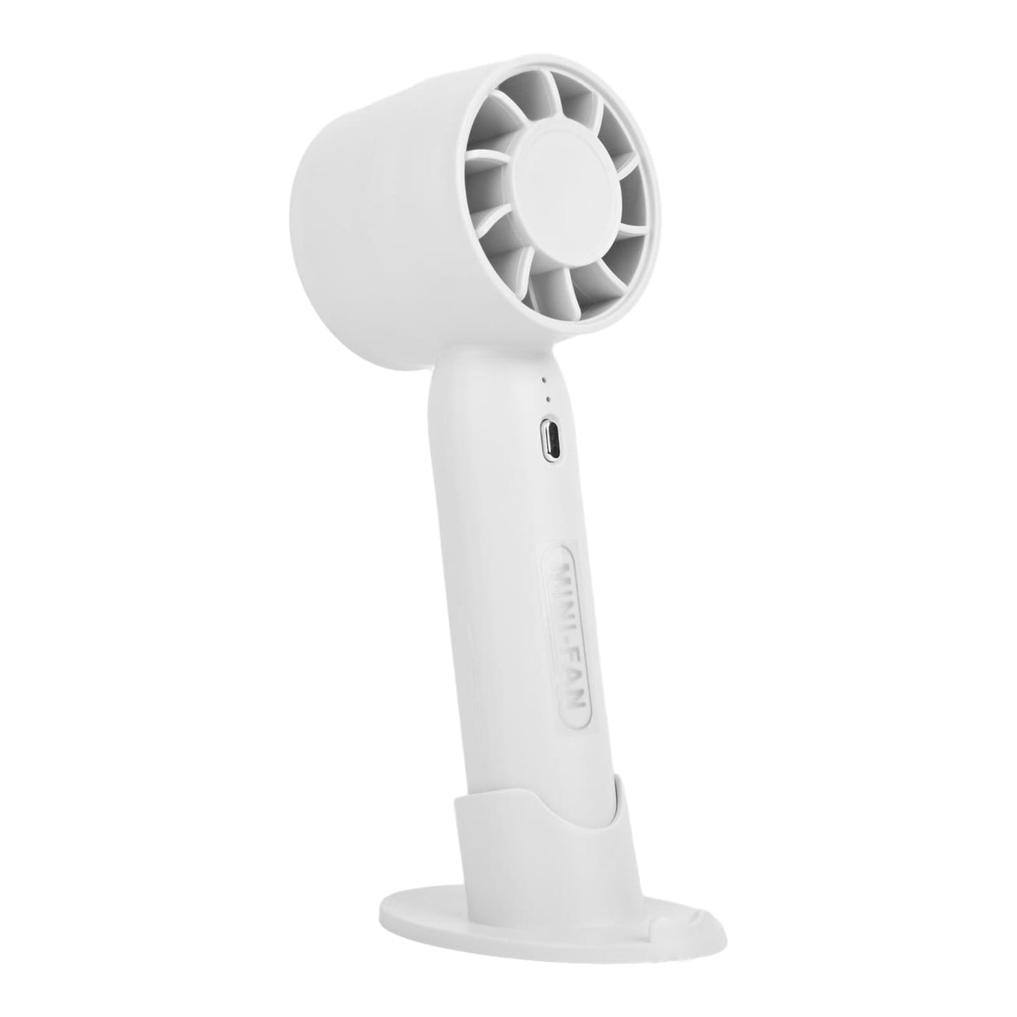 Rechargeable Mini Handheld USB Fan with Stand (3-Speed)